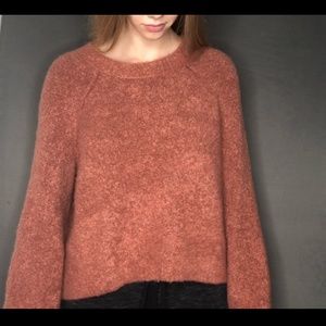 🍣NEW: SUPER SOFT FUZZY SALMON SWEATER🍣